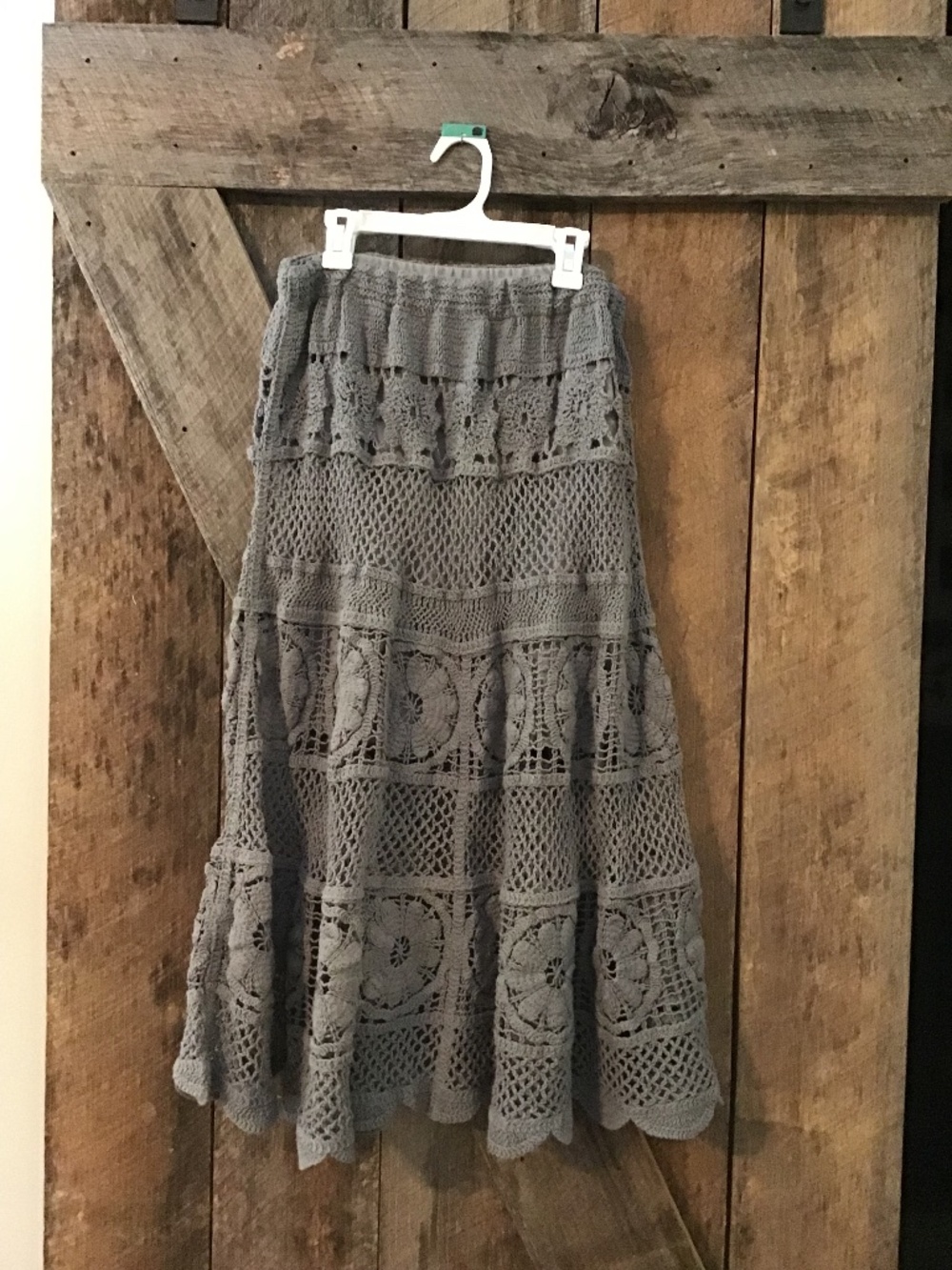 POL - Crochet lace midi skirt